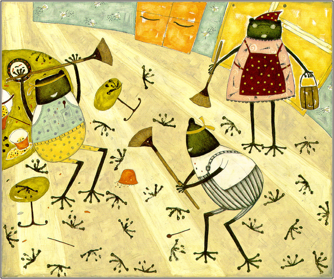 The Green Frogs (08),绘本,绘本故事,绘本阅读,故事书,童书,图画书,课外阅读